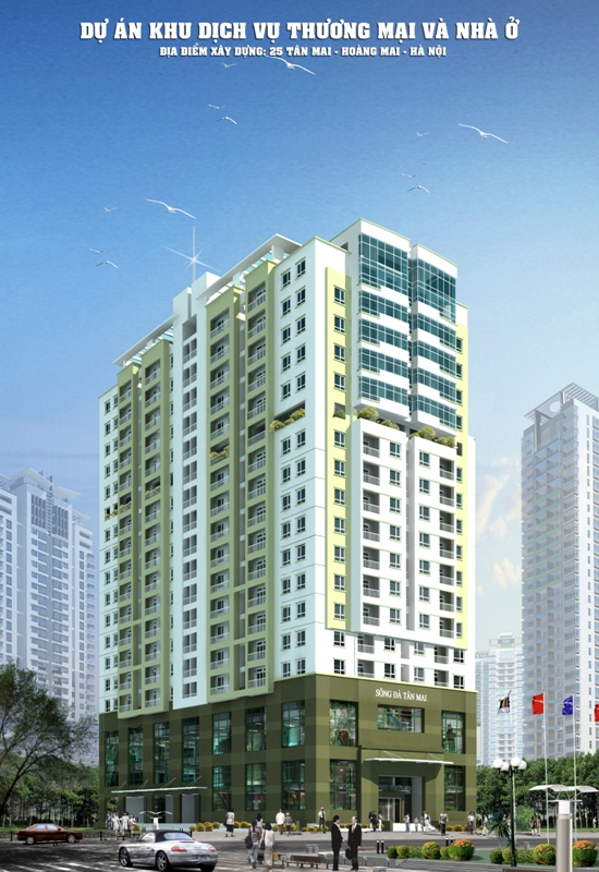 Chào bán, chuyển nhượng căn hộ tại Dự án khu dịch vụ thương mại và nhà ở tại 25 Tân Mai -HN